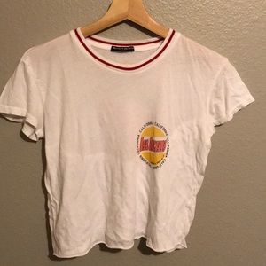Brandy Melville Cropped LA Tee